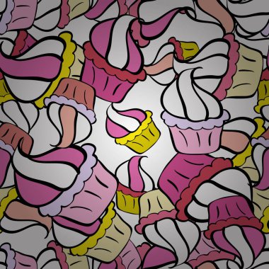 Kartlar, davetiyeler, tarih kartları ve daha fazlası için kullanılabilir. Anti stres için vektör soyut şablon sayfası. Vektör çizimi. Pembe, siyah ve beyaz renklerde.