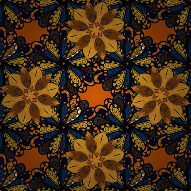 Üst manzara, yumuşak turuncu, mavi ve siyah renkli. Sevgililer günü ve tebrik kartı konsepti için şık bir davetiye. Çiçek kompozisyonu, el boyası, hassas şablon. Manzaralı çiçek deseni.