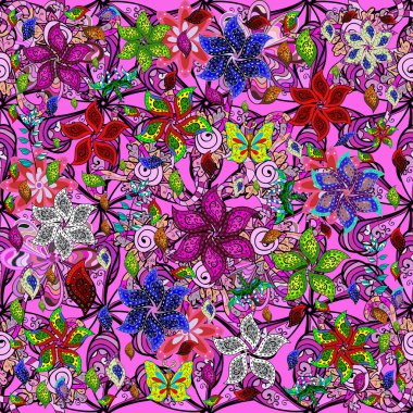 Taşralı şıklığı. Tekstil, eskiz, kapaklar, yüzey, baskı, hediye paketi, hatıra defteri, dekupaj. Özgürlük stili Millefleur 'lar. Küçük yabani çiçeklerdeki kusursuz halk desenleri.