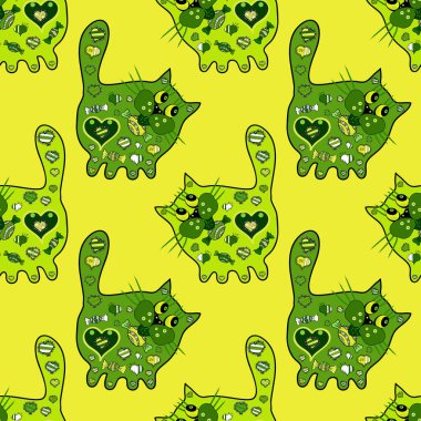 Soyut süper sevimli ve ilginç bir resim.