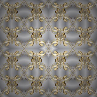 Renklere gri ve nötr karalar çizer. Kusursuz bir özgeçmiş. Kağıt Vektörü illüstrasyonu için soyut desen.