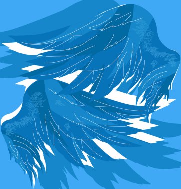 Vektör doku angel Wings.