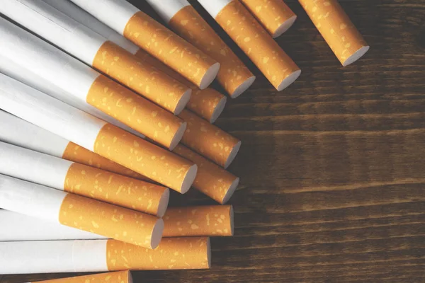 Sigaret Houten Vloer — Stockfoto