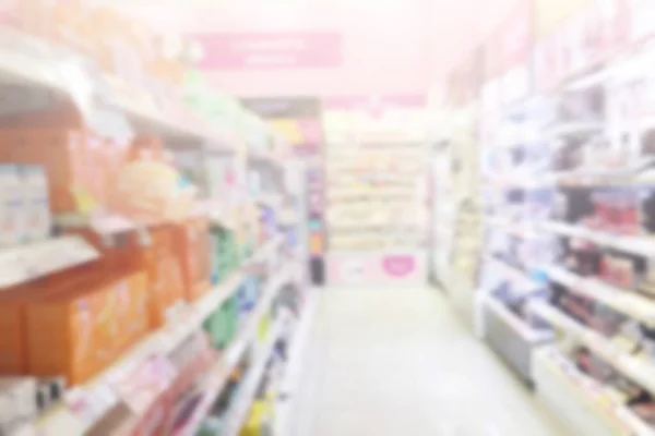 Проход Супермаркет Пустыми Красными Магазинами — стоковое фото