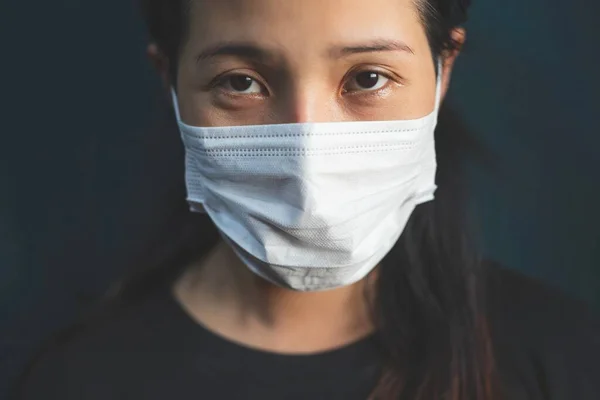 ウイルスを防ぐための健康マスク Covid — ストック写真