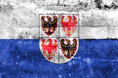 Trentino - South Tyrol bölgesinde, İtalya bayrağı