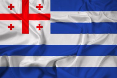 Acara, Gürcistan bayrağı sallayarak