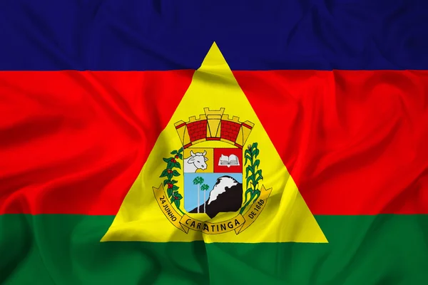 Bandera ondeante de Caratinga, Brasil —  Fotos de Stock
