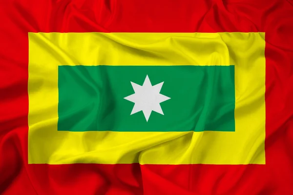 Flagge schwenkend von Cartagena, Kolumbien — Stockfoto