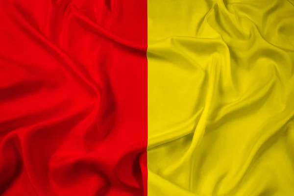 Viftande flagga i Liege, Belgien — Stockfoto