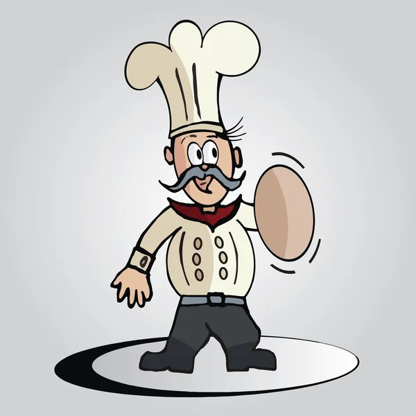 Chef de bande dessinée en format vectoriel — Image vectorielle