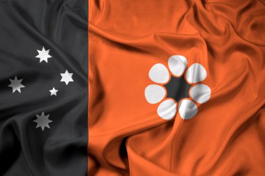 Northern Territory, Avustralya bayrağı sallayarak