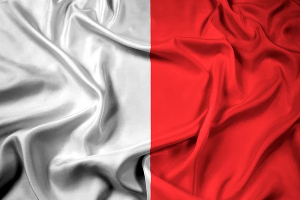 イムディーナ、マルタの旗を振っています。 — ストック写真