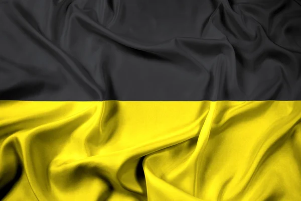 ナミュール、ベルギーのワロン地域の旗を振っています。 — ストック写真