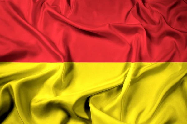 Bandera ondeante de Paderborn, Alemania — Foto de Stock