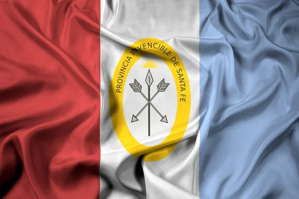 Bandeira da Província de Santa Fé, Argentina — Fotografia de Stock