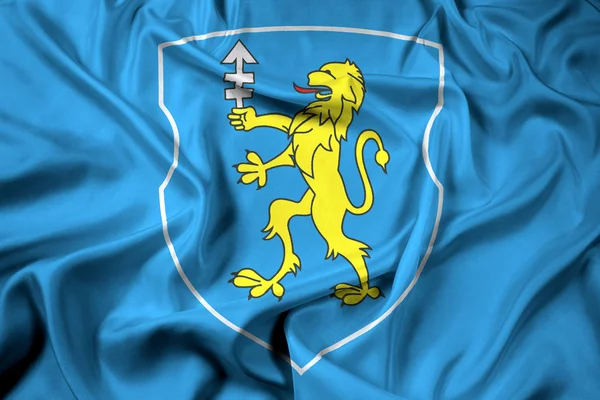 Флаг Слонима, Беларусь — стоковое фото
