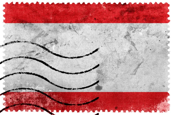 Vlag van Antwerpen stad (België), oude postzegel — Stockfoto