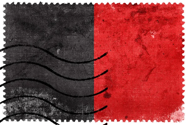 Drapeau de la Vallée d'Aoste, Italie, timbre-poste ancien — Photo