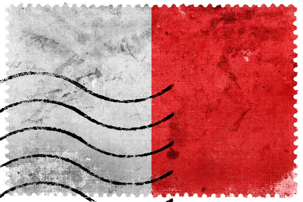 Bandeira de Bari, Itália, antigo selo postal — Fotografia de Stock