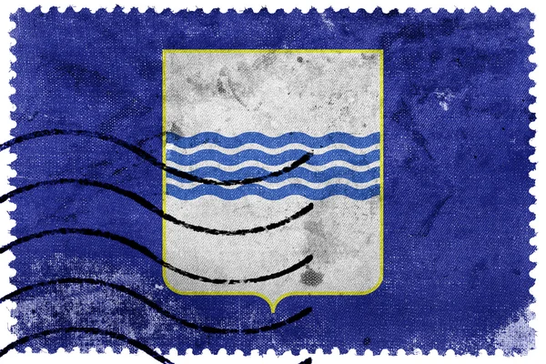 Bandera de Basilicata, Italia, sello postal antiguo — Foto de Stock