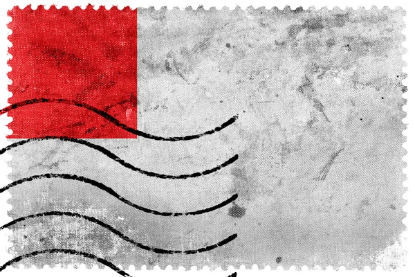 Bandera de Bilbao, España, sello postal antiguo — Foto de Stock