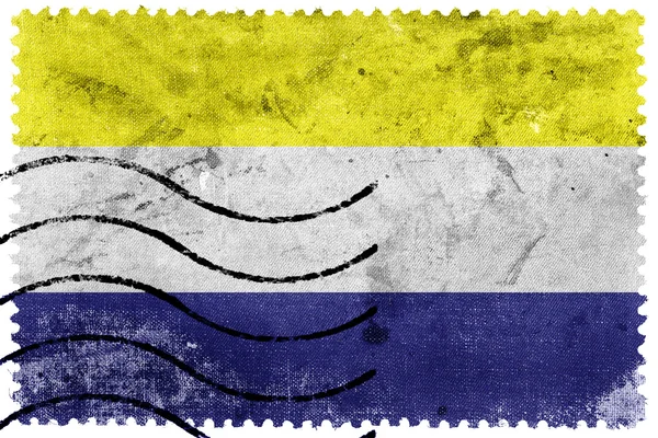 Bandera de Daule, Ecuador, sello postal antiguo — Foto de Stock