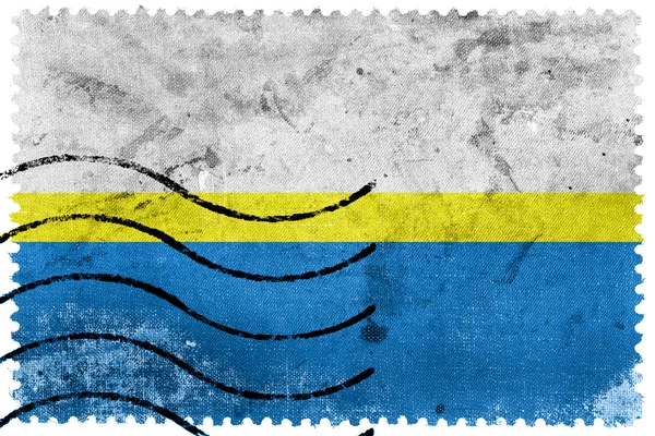 Bandeira de Czestochowa, Poland, old postage stamp — Fotografia de Stock
