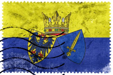 Essen, Almanya, eski posta pulu bayrağı