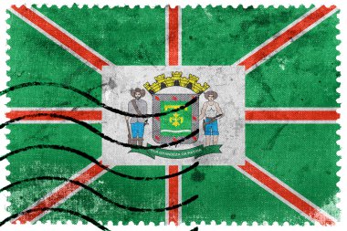 Goiania, Goias devlet, Brezilya, eski posta pulu bayrağı