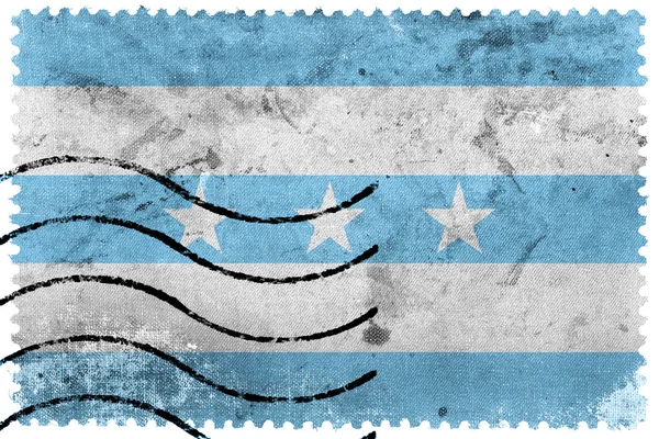 グアヤキル、エクアドル、古い切手の旗 — ストック写真