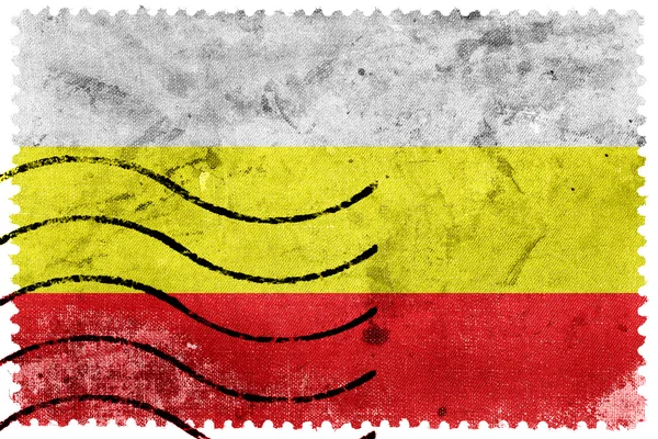 Флаг Градец Кралове, Чехия, старая почтовая марка — стоковое фото