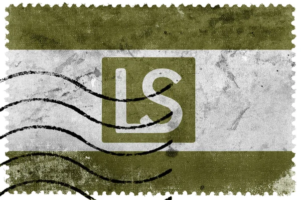 Bandeira de Lees Summit, Missouri, EUA, antigo selo postal — Fotografia de Stock