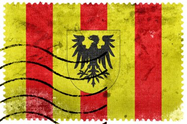 Mechlin (Mechelen), Belçika, eski posta pulu bayrağı