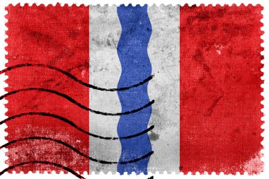 Omsk Oblastı, Rusya, eski posta pulu bayrağı