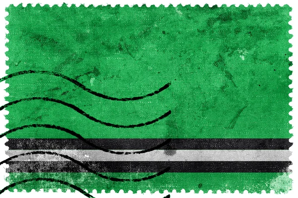 Флаг Осиповичей, Беларусь, старая почтовая марка — стоковое фото
