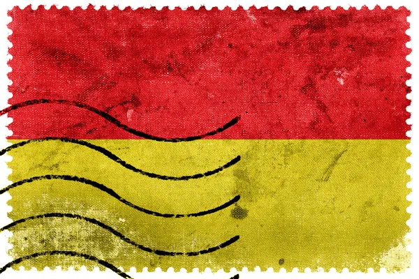 Drapeau de Paderborn, Allemagne, timbre-poste ancien — Photo