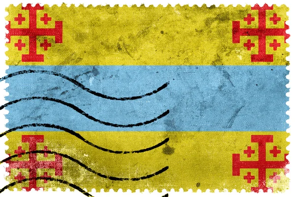Flaga Popayan, Kolumbia, starych znaczków pocztowych — Zdjęcie stockowe