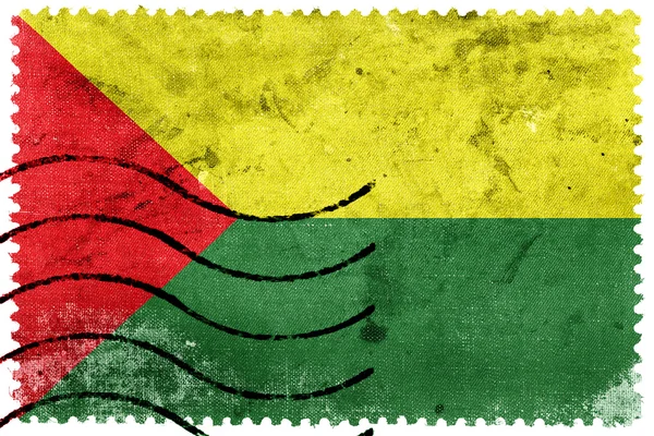 Flagge von Santa Rosa, Ecuador, alte Briefmarke — Stockfoto