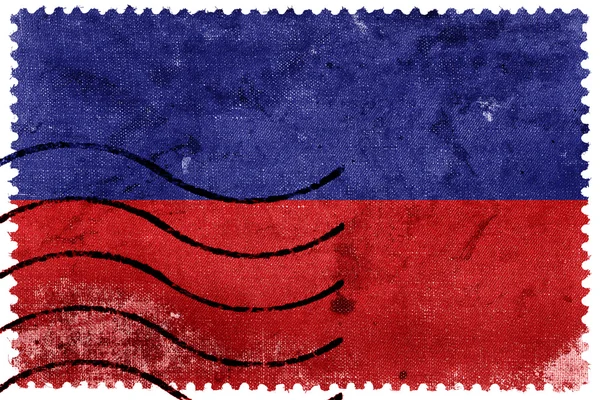 Vlag van Tulcan, Ecuador, oude postzegel — Stockfoto