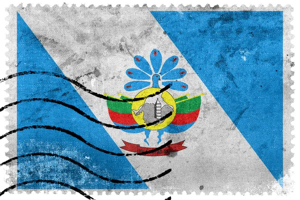 Flagga Vila Pavao, Espirito Santo stat, Brasilien — Stockfoto