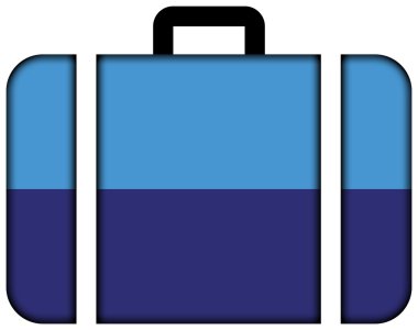 Duran, Ekvador bayrağı. Bavul simgesi