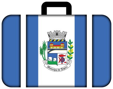 Japeri, Rio de Janeiro devlet, Brezilya bayrağı. Bavul simgesi