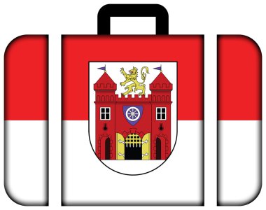 Liberec, Çek Cumhuriyeti bayrağı. Bavul simgesi