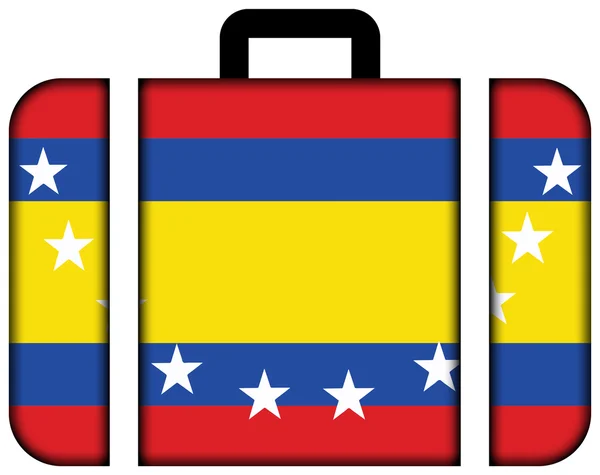 Vlag van de provincie Loja, Ecuador. Koffer-pictogram — Stockfoto