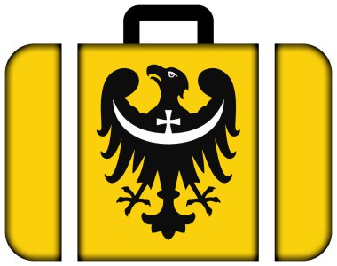 Aşağı Silezya Voyvodalığı, Polonya bayrağı. Bavul simgesi