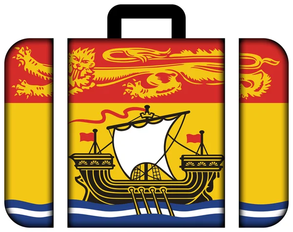 Yeni Brunswick Eyaleti, Kanada bayrağı. Bavul simgesi