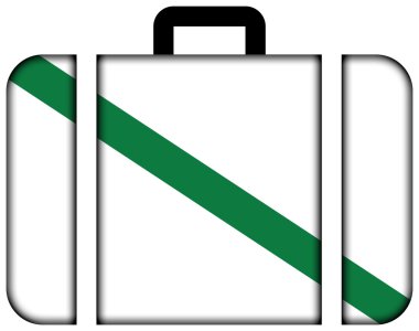 Bayrak Quevedo, Ekvador. Bavul simgesi