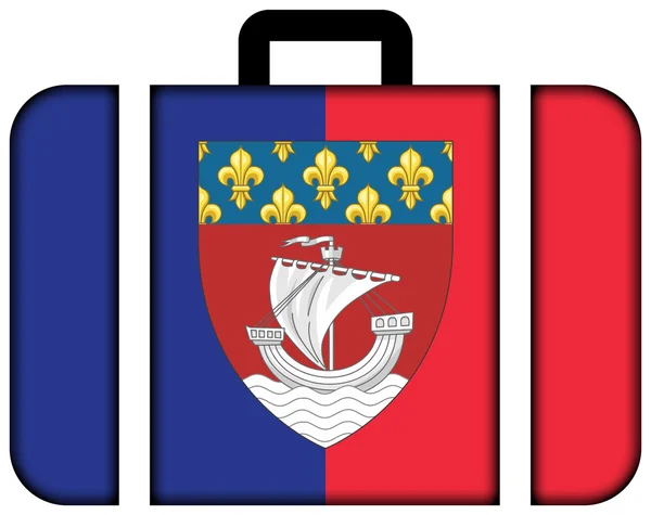 Bandeira de Paris with Coat of Arms (Escutcheon only), França — Fotografia de Stock