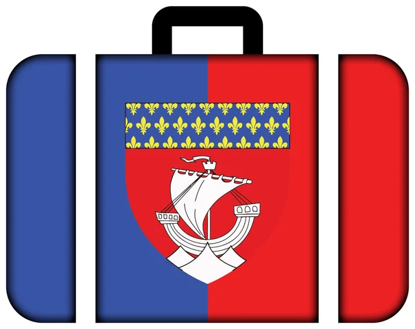 Bandeira de Paris with Coat of Arms (Escutcheon only), França — Fotografia de Stock